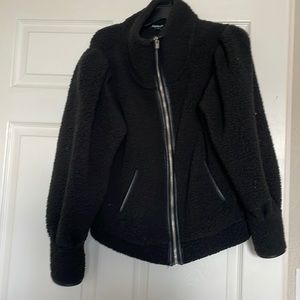 Express Teddy puff sleeve jacket